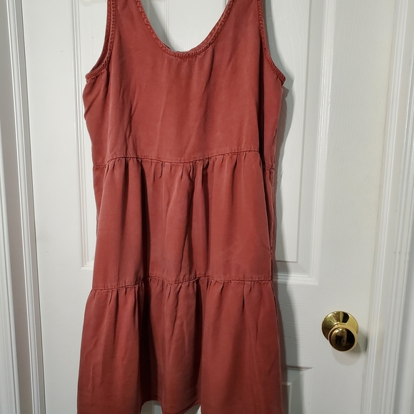 Velvet Heart Terracotta Sleeveless Dress Used Excellent Condition - Picture 4 of 6